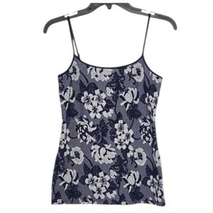 LOFT Outlet Floral Textured Tank